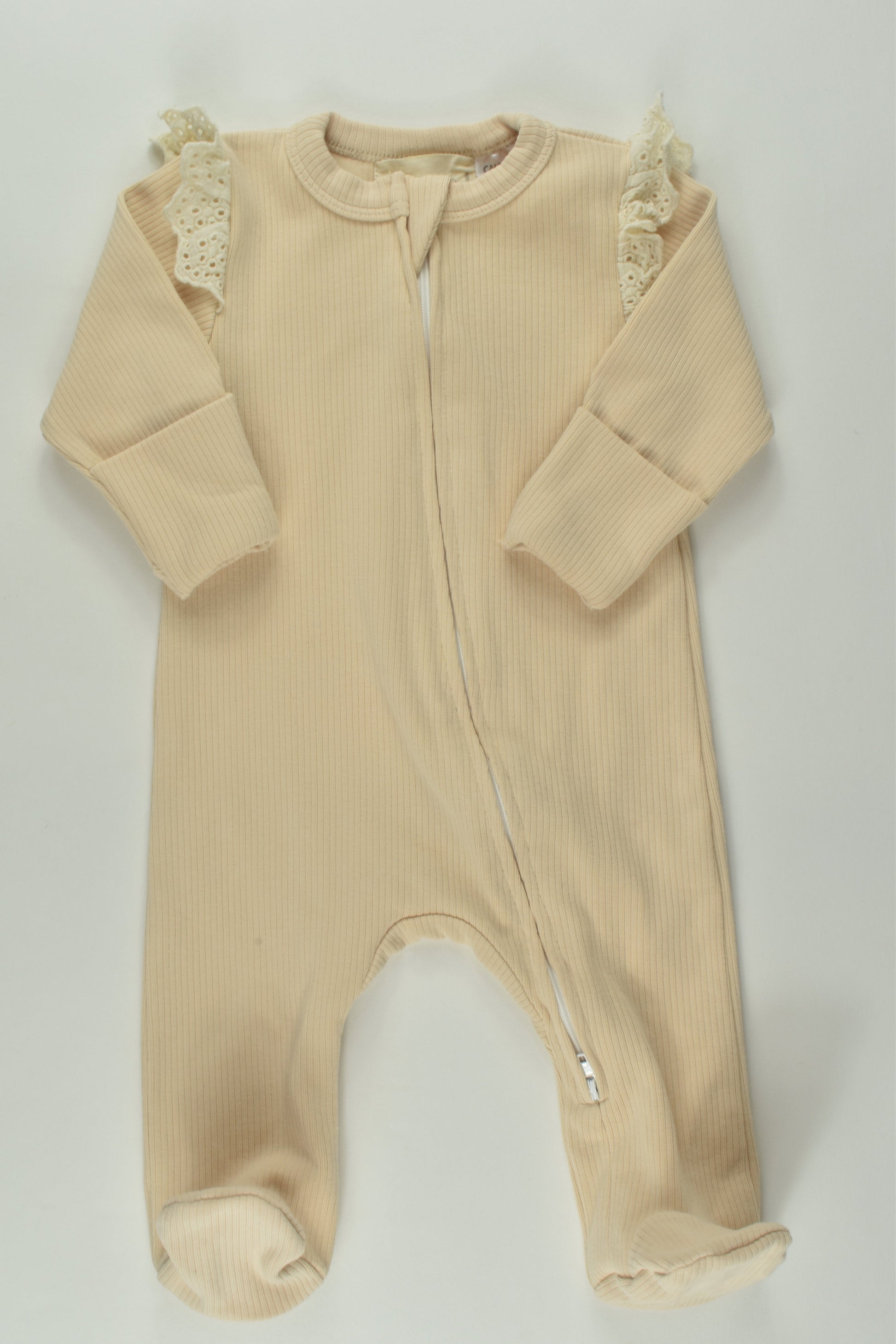 Rai & Co Size 000 Ribbed Romper