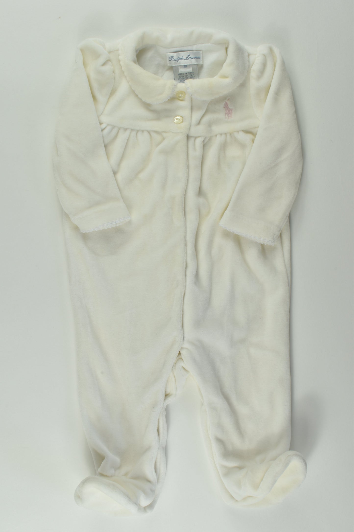 Ralph Lauren Size 3 months Velour Romper