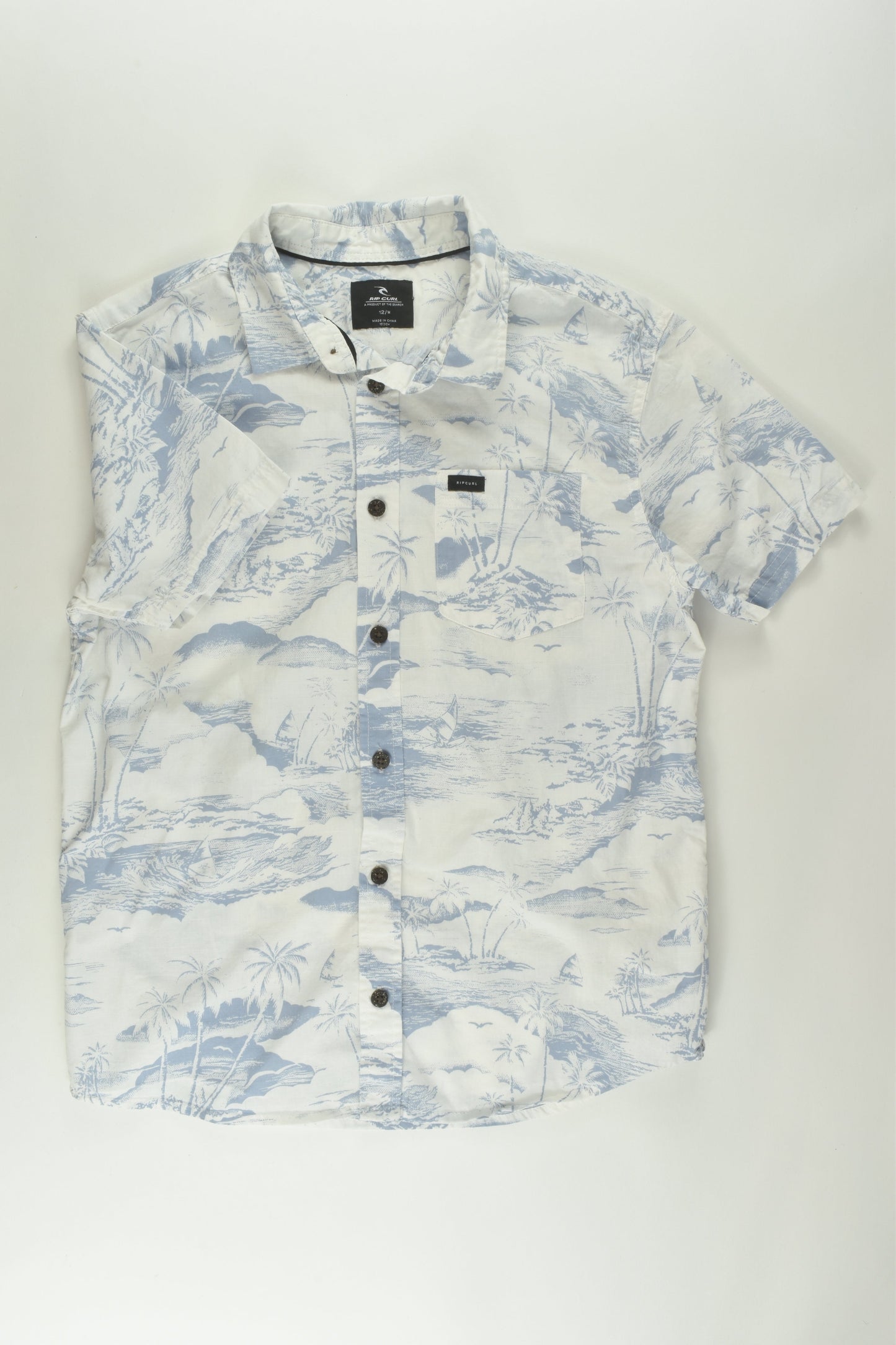 Rip Curl Size 12 Button-up Shirt