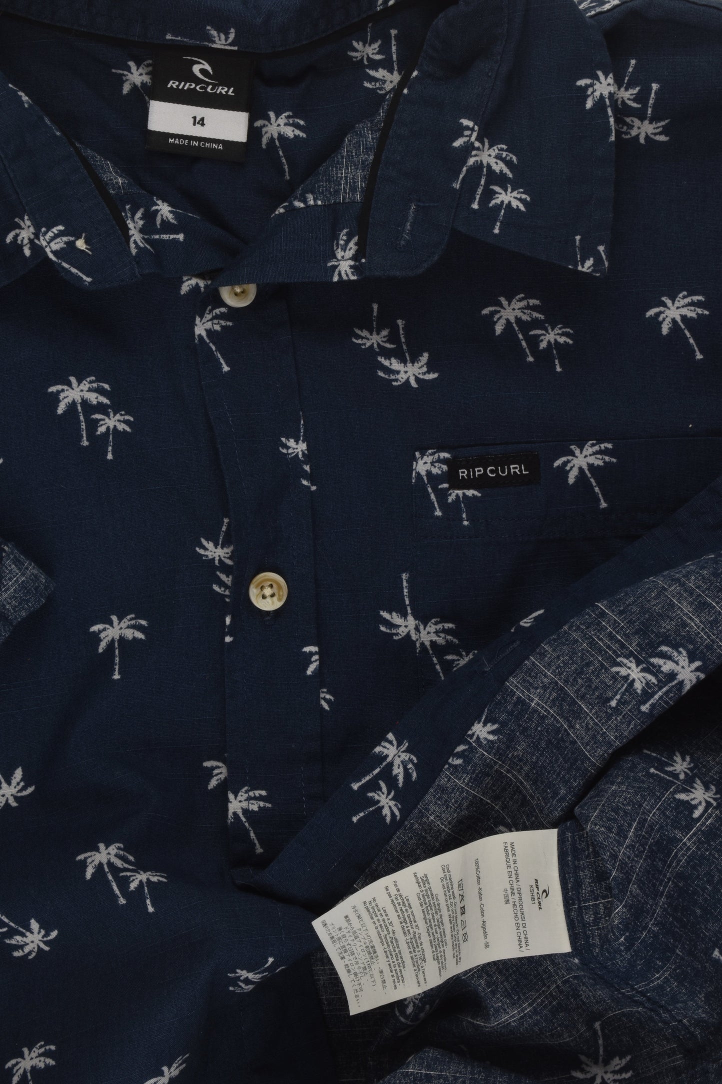 Rip Curl Size 14 Button-up Shirt