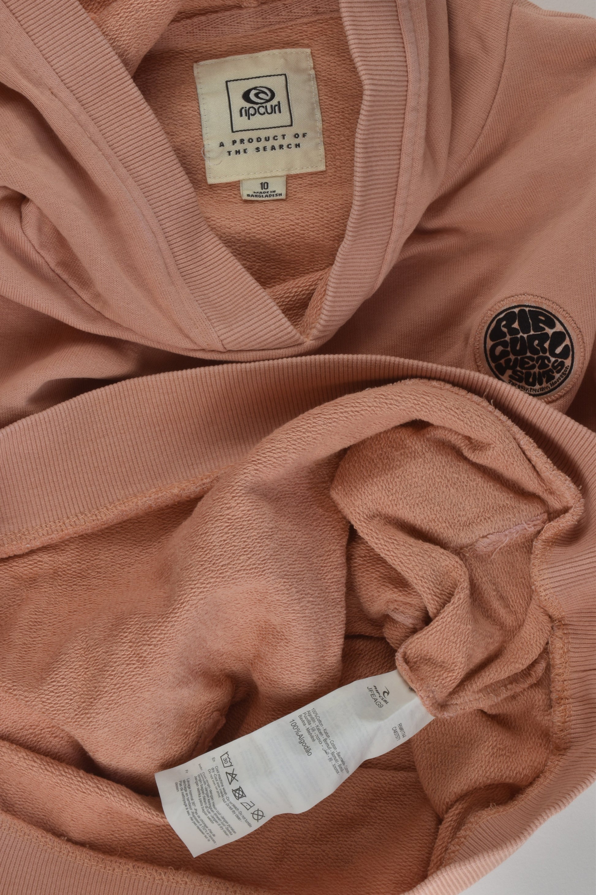 Ripcurl Size 10 Hooded Jumper