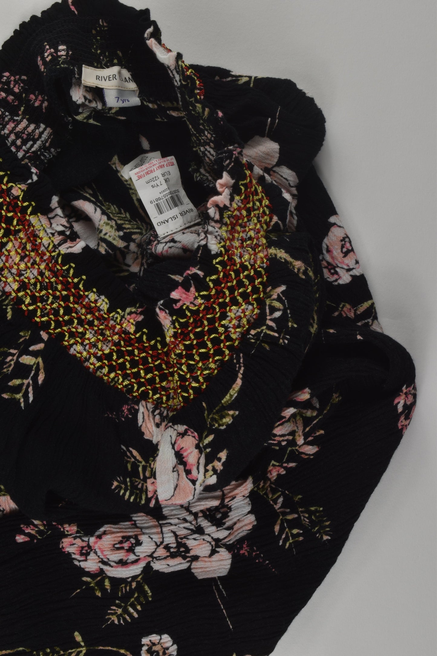 River Island Size 7 Floral Pants