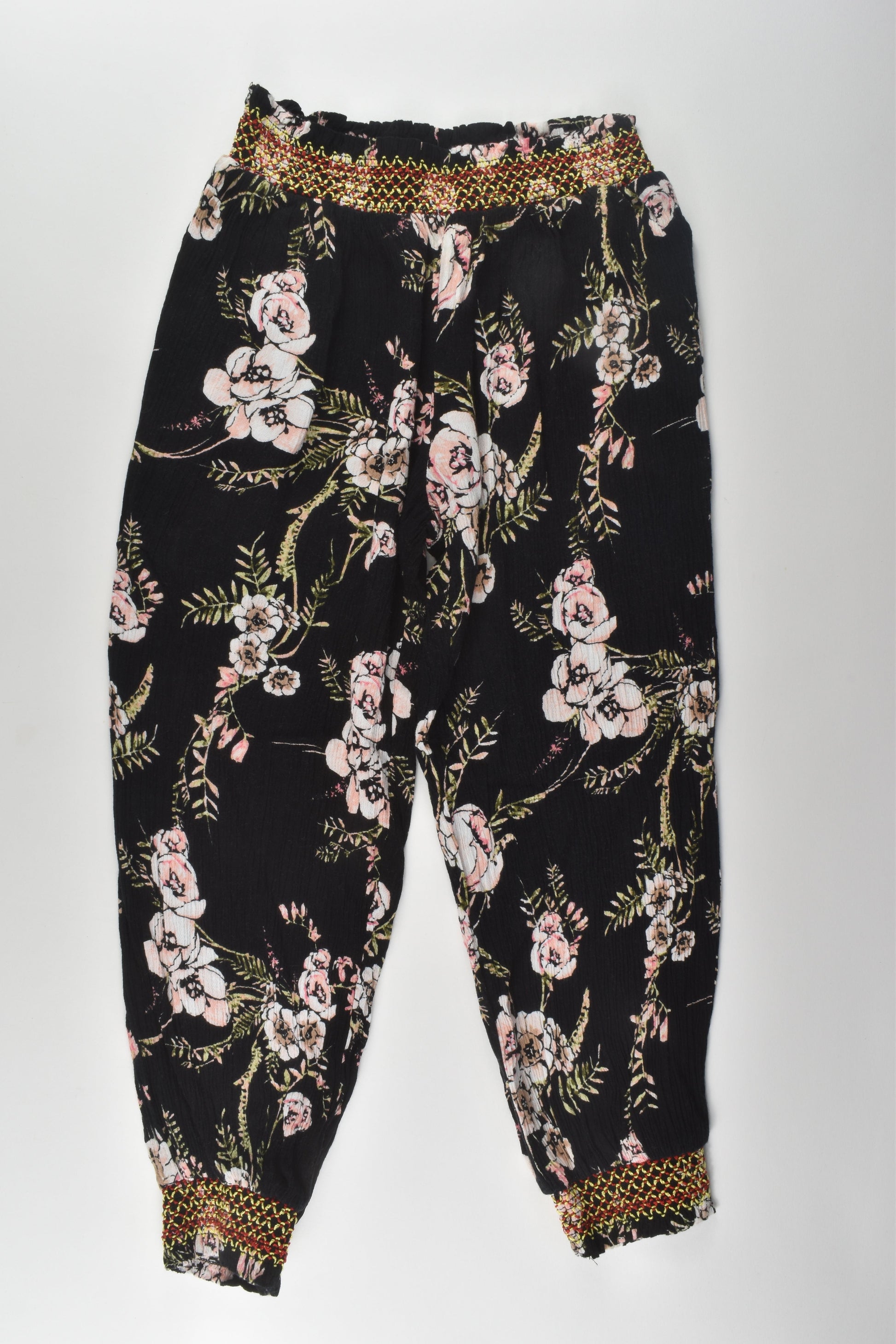 River Island Size 7 Floral Pants