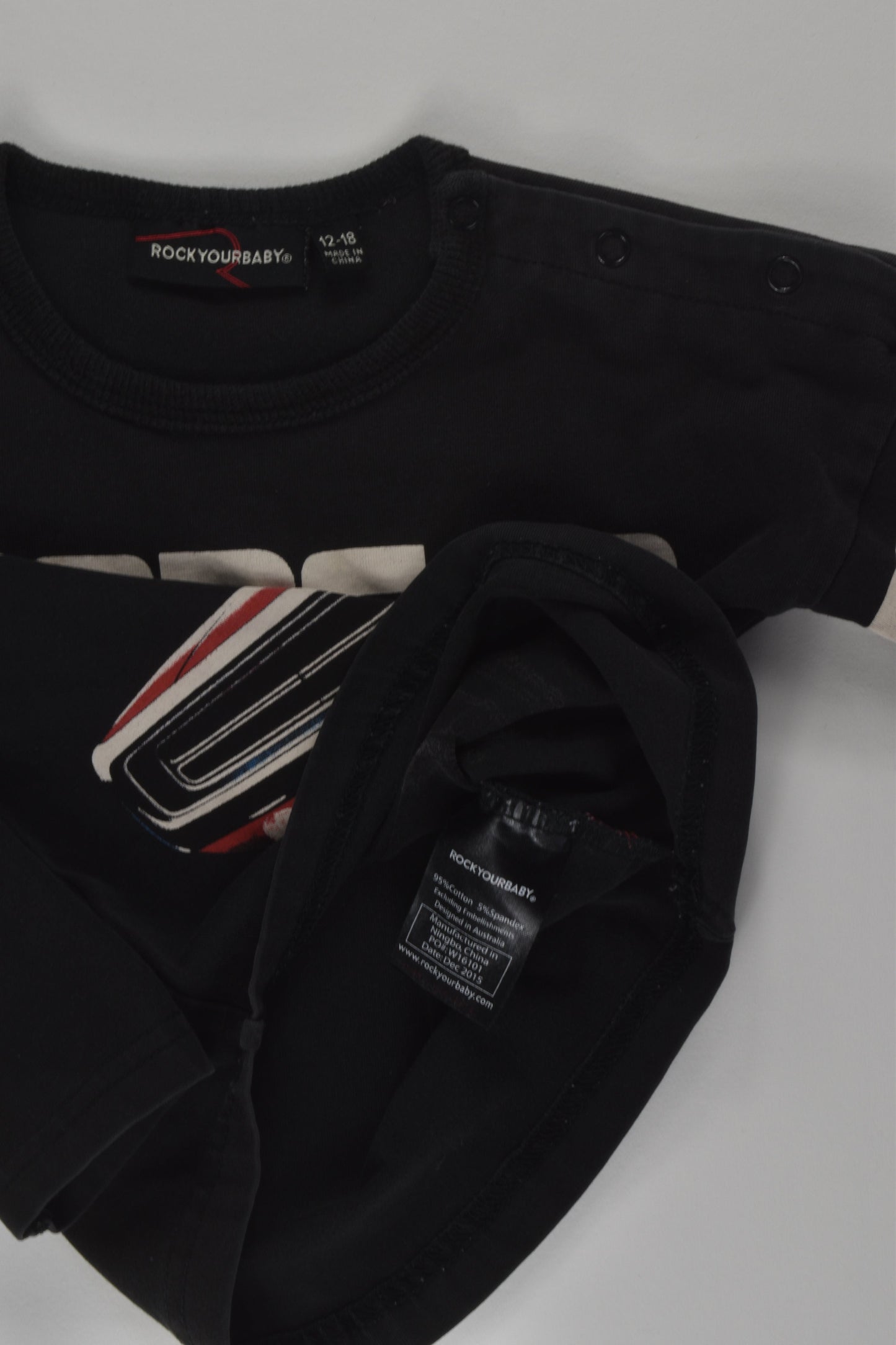 Rock Your Baby Size 1 'Charger' Top