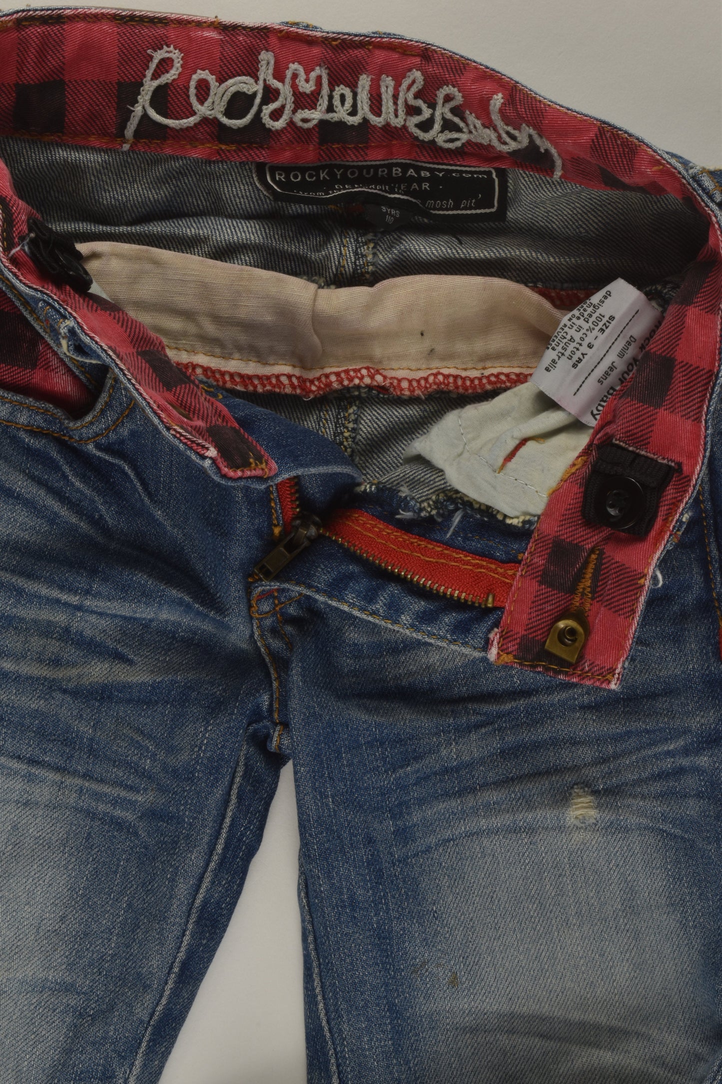 Rock Your Baby Size 3 Denim Pants