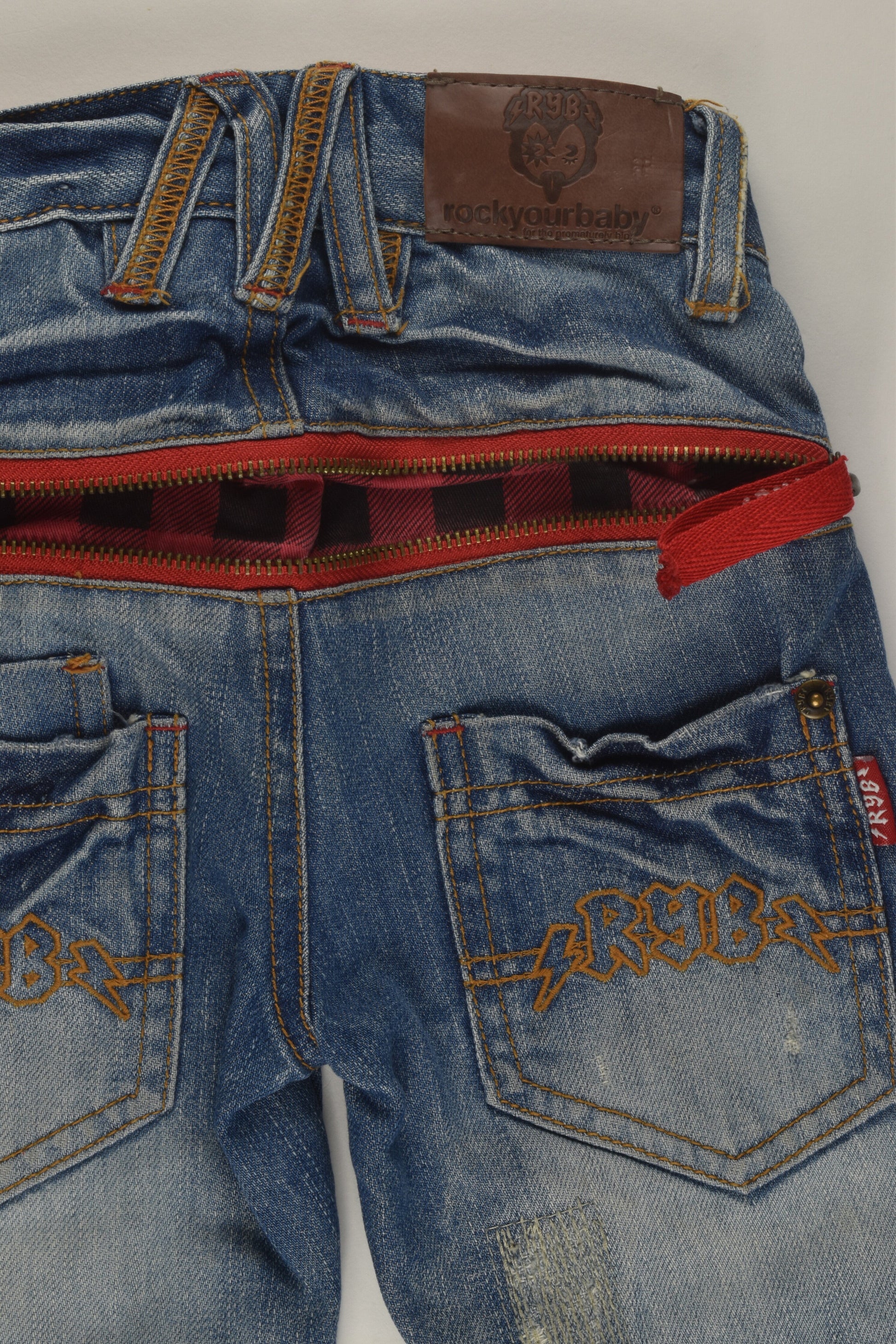 Rock Your Baby Size 3 Denim Pants