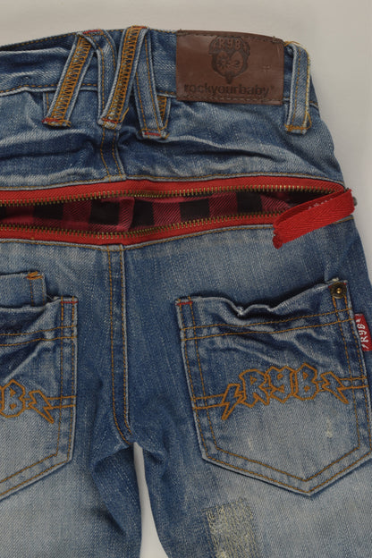 Rock Your Baby Size 3 Denim Pants