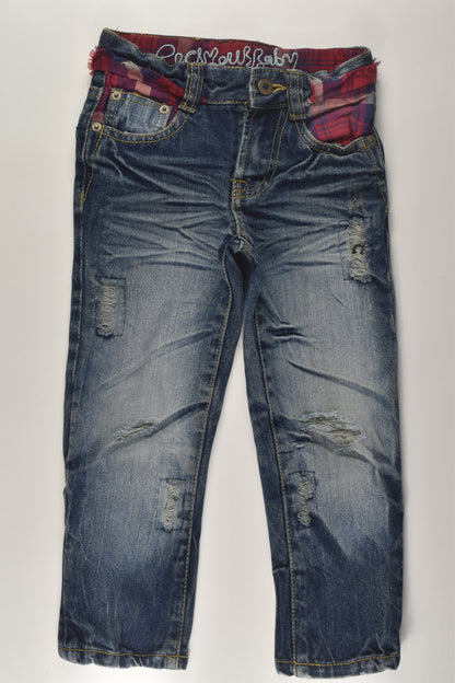 Rock Your Baby Size 3 Denim Pants