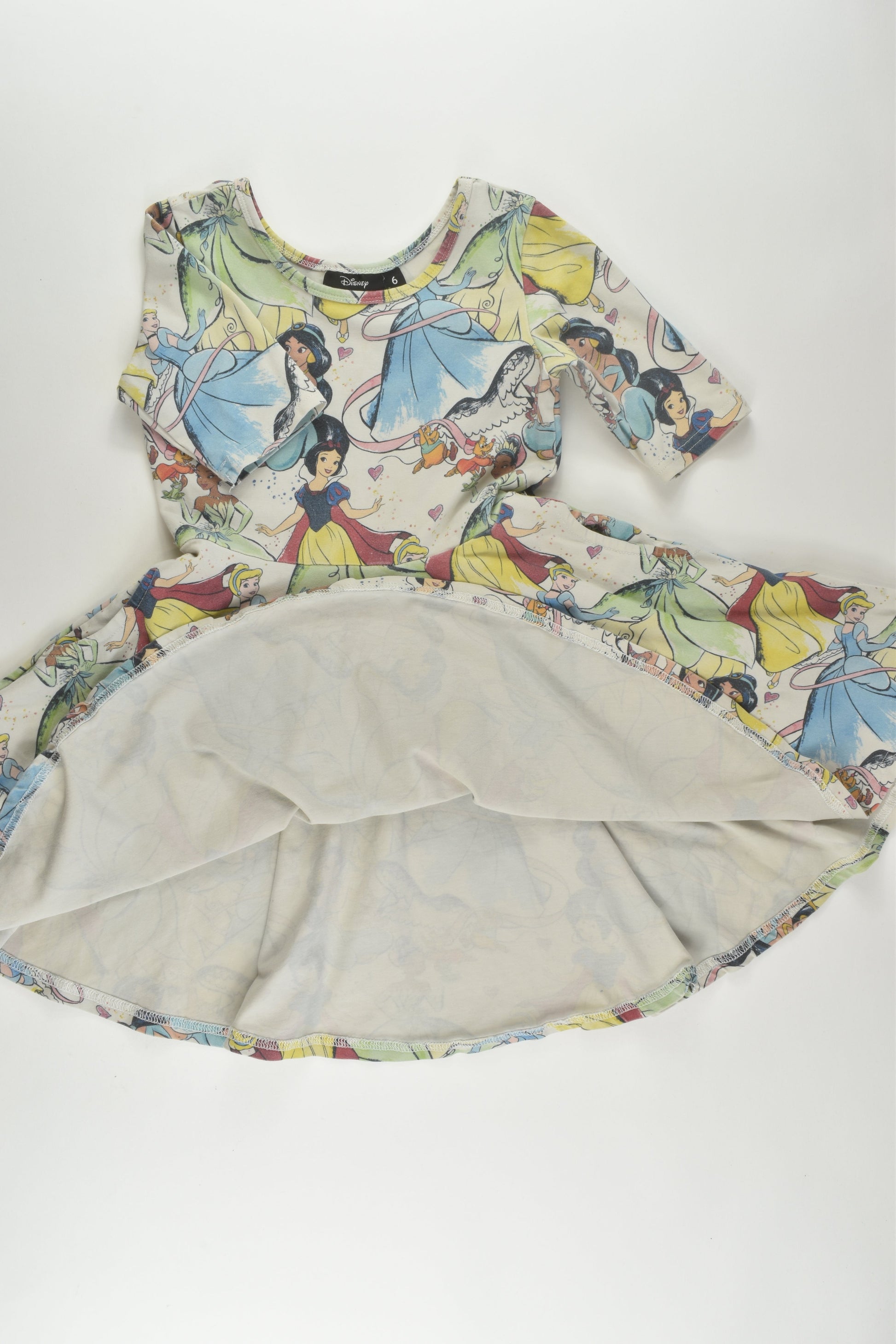Rock Your Kid Size 6 Disney Princesses Twirly Dress