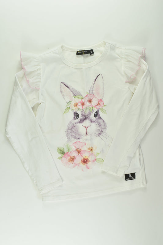Rock Your Kid Size 8 Bunny Top