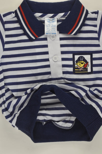 Rocking Horse Size 00 Vintage Pirate Top with Collar