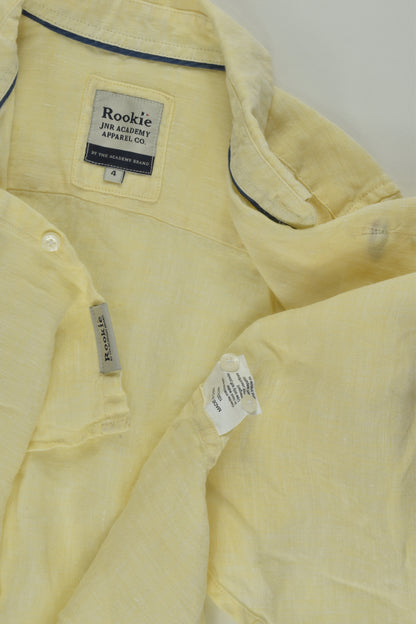 Rookie Size 4 Linen Button-up Shirt