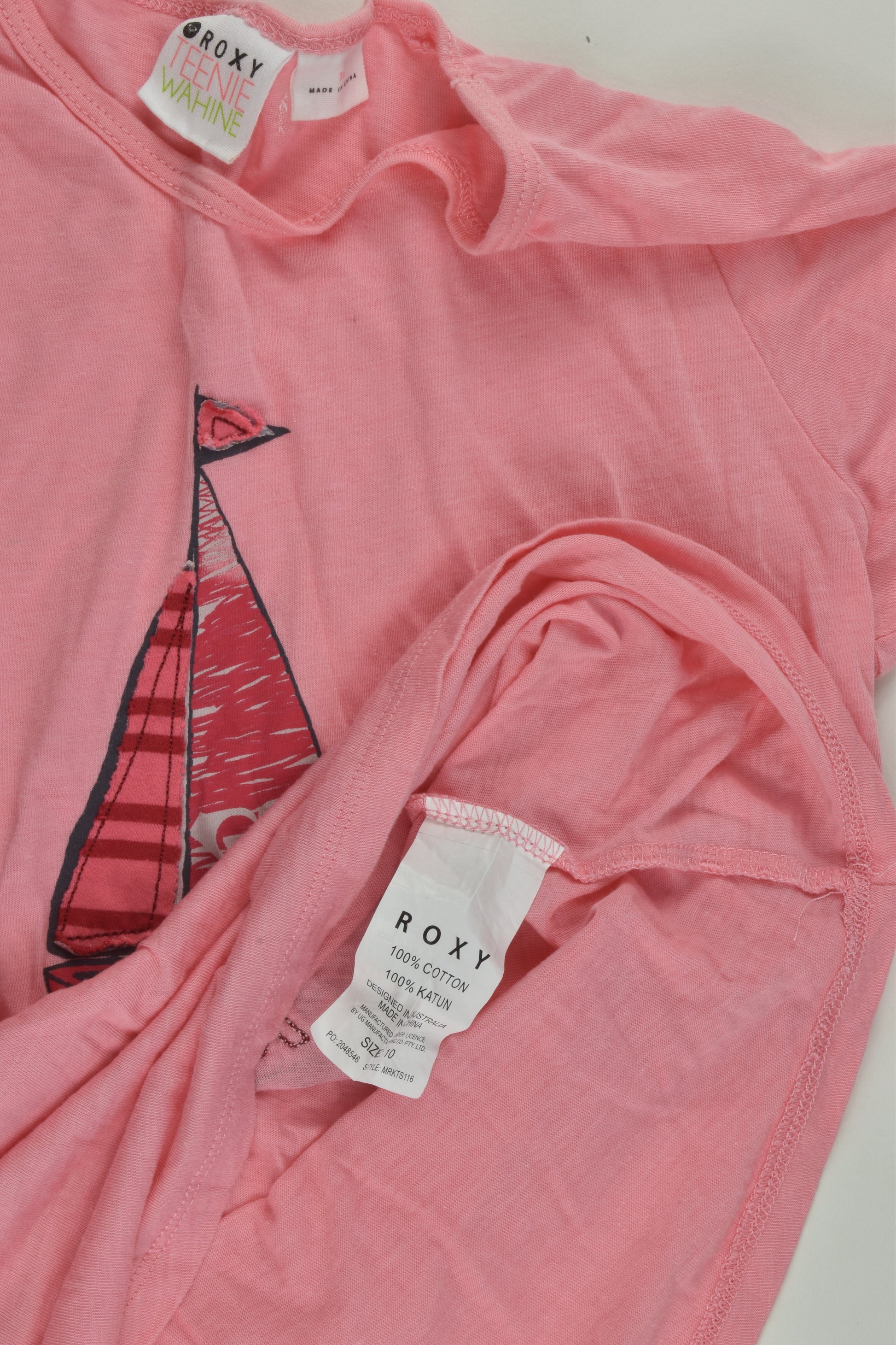 Roxy Size 10 Sailboat Top