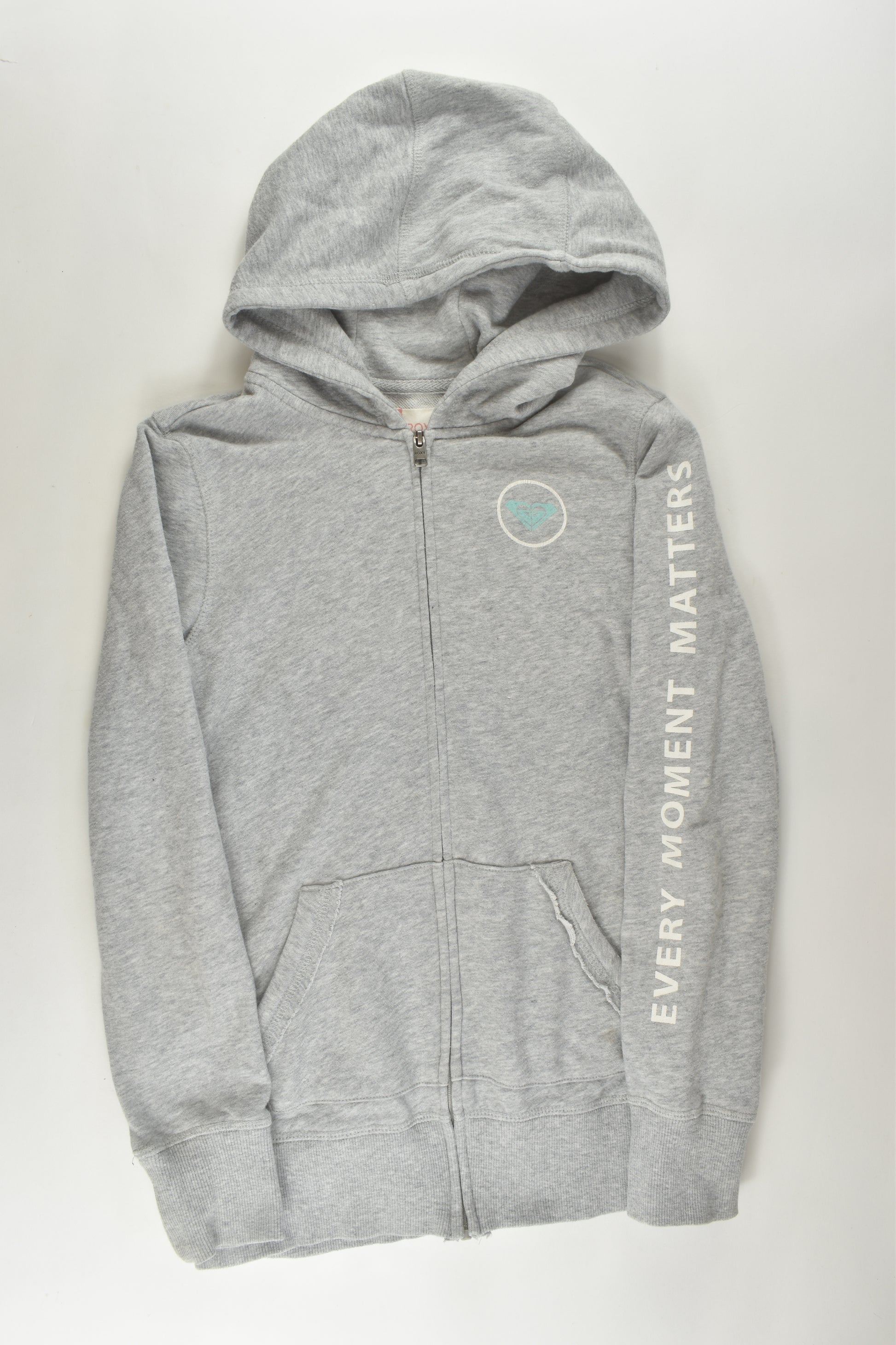Roxy Size 12 'Every Moment Matters' Zip Jumper