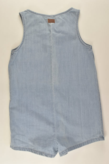 Roxy Size 7 Lightweight Denim Short Jumpsuit