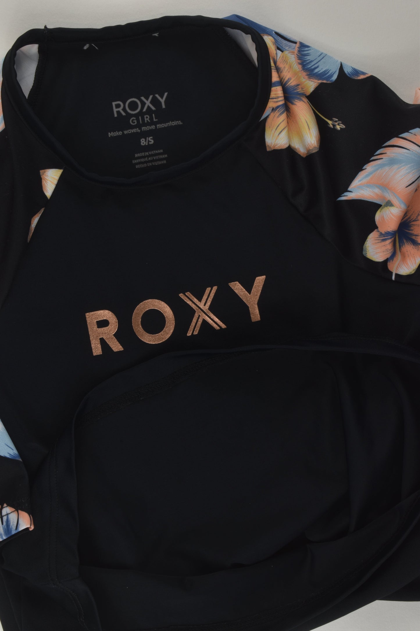 Roxy Size 8 Rashie Top