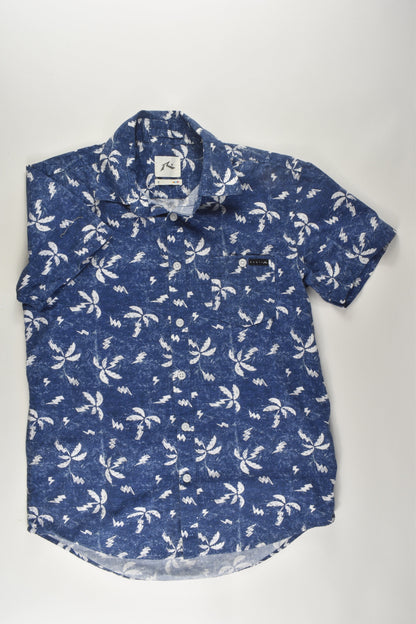 Rusty Size 10 Palmtrees Button-up Shirt