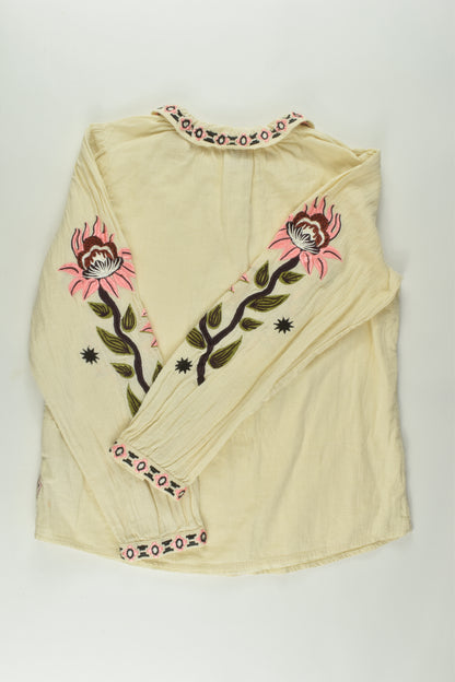 Scotch & Soda Size 10 'Noric Tales' Lined Blouse