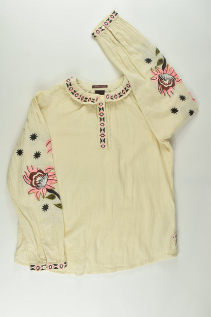 Scotch & Soda Size 10 'Noric Tales' Lined Blouse