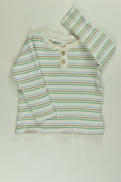 Seed Heritage Size 0 Ribbed Top