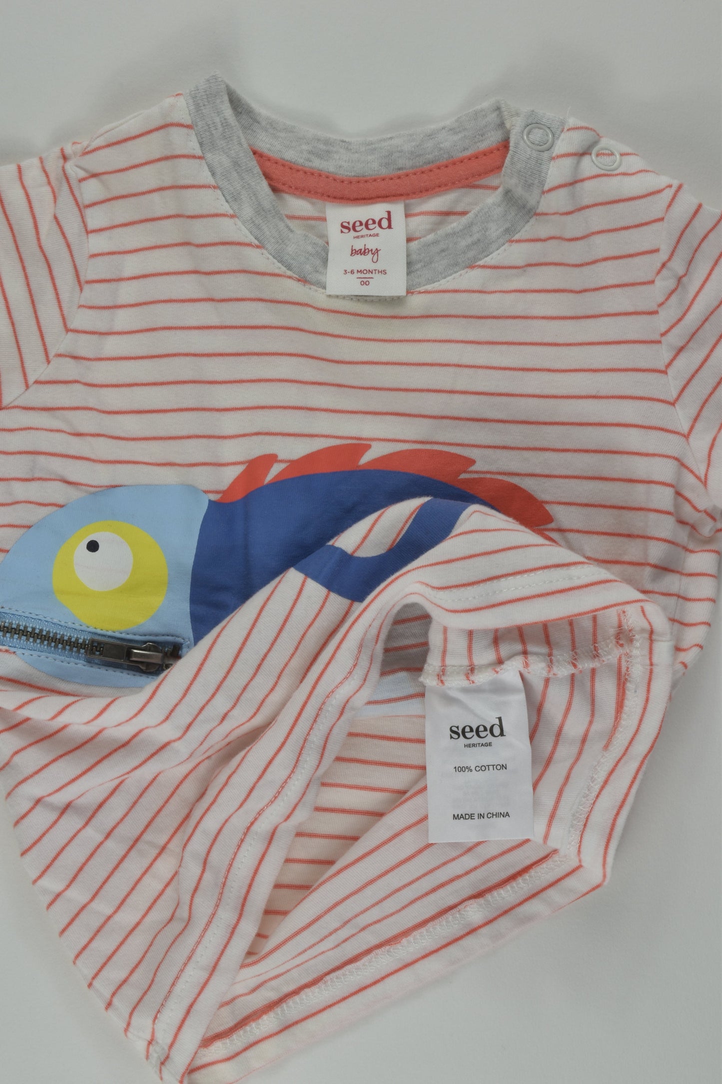 Seed Heritage Size 00 Chameleon T-shirt