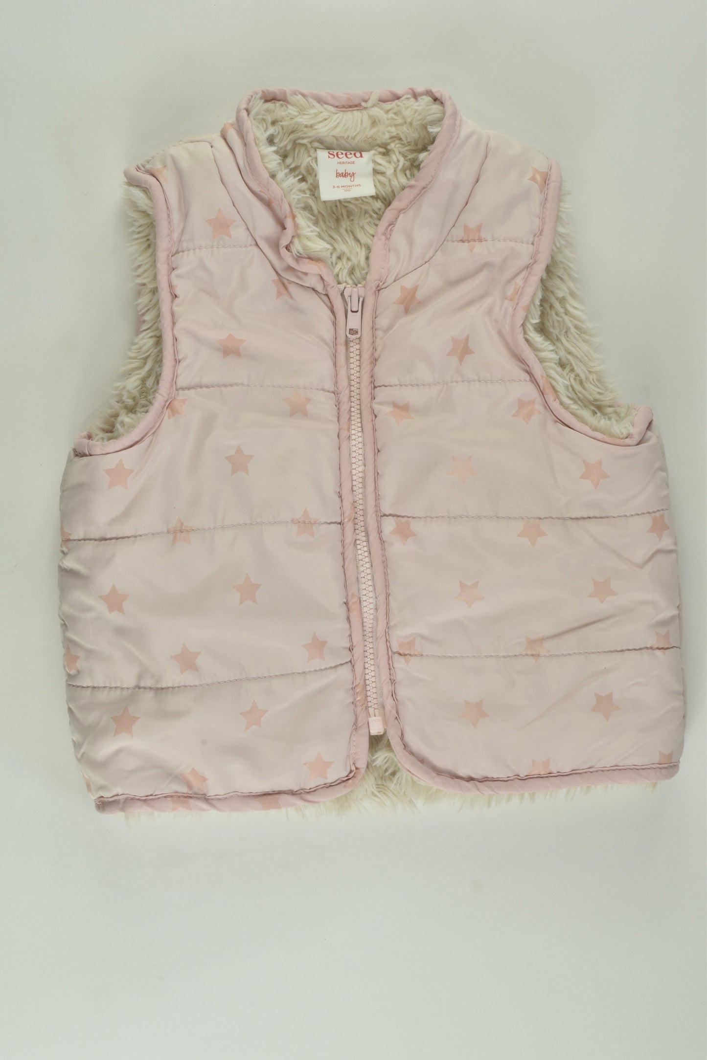 Seed Heritage Size 00 Fur Lined Vest