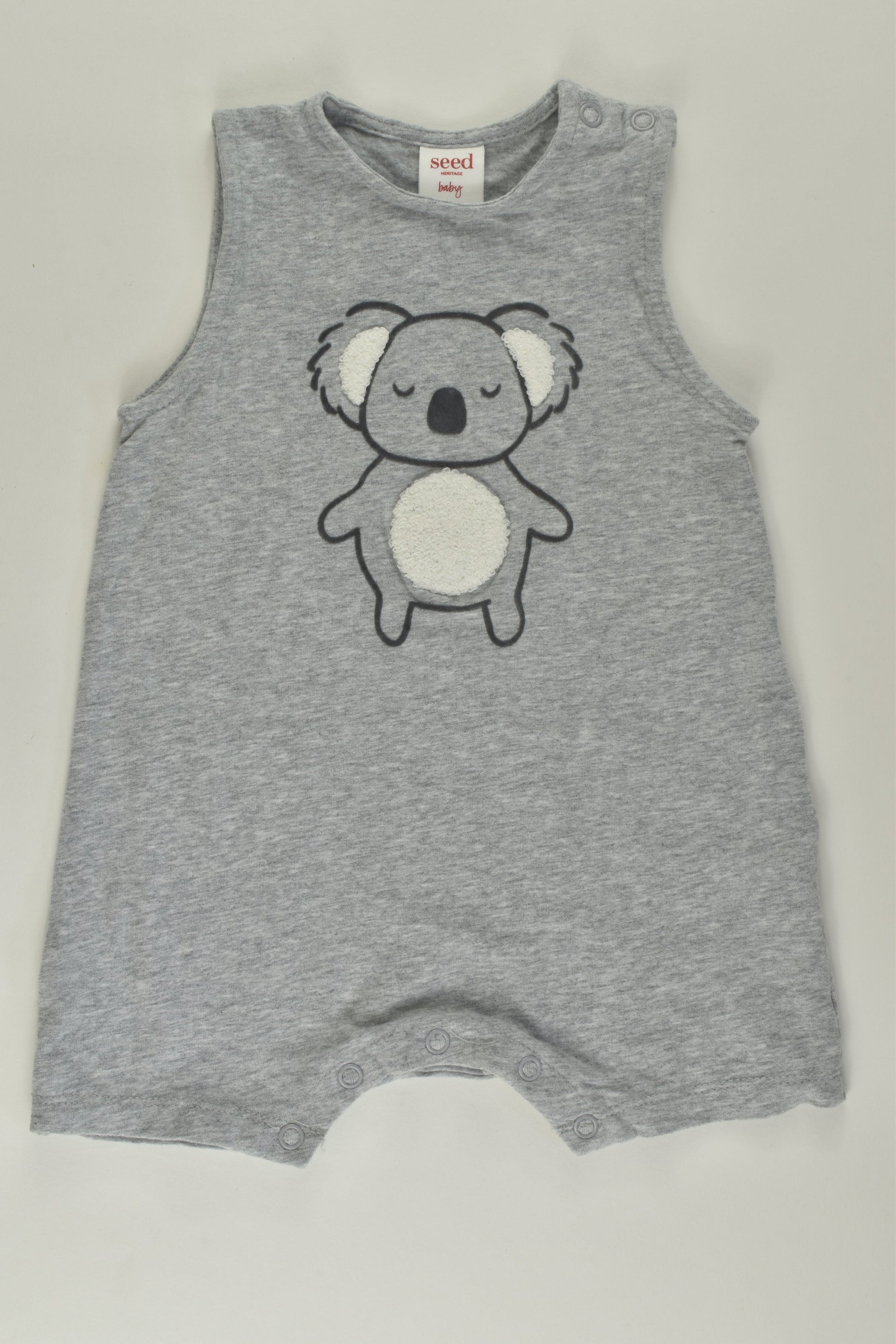 Seed Heritage Size 00 Koala Short Romper