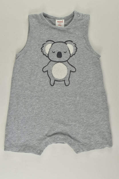 Seed Heritage Size 00 Koala Short Romper