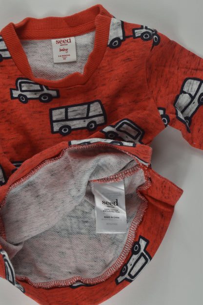 Seed Heritage Size 00 Vehicles Sweater