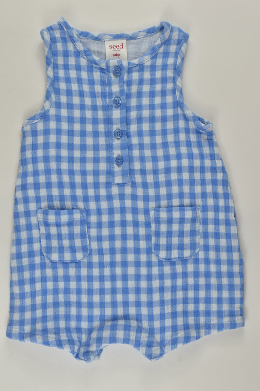 Seed Heritage Size 000 Muslin Romper