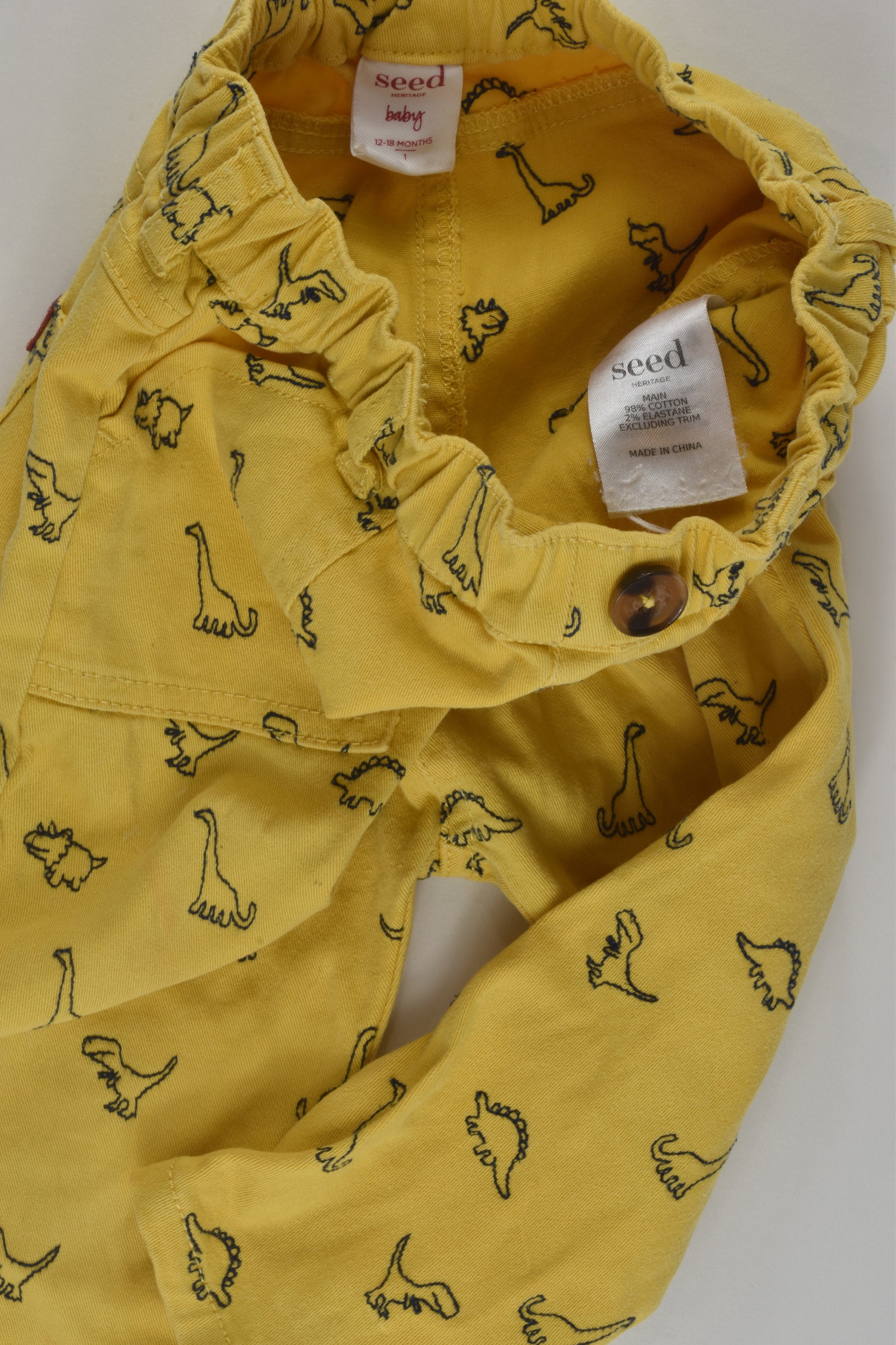 Seed Heritage Size 1 Dinosaur Pants