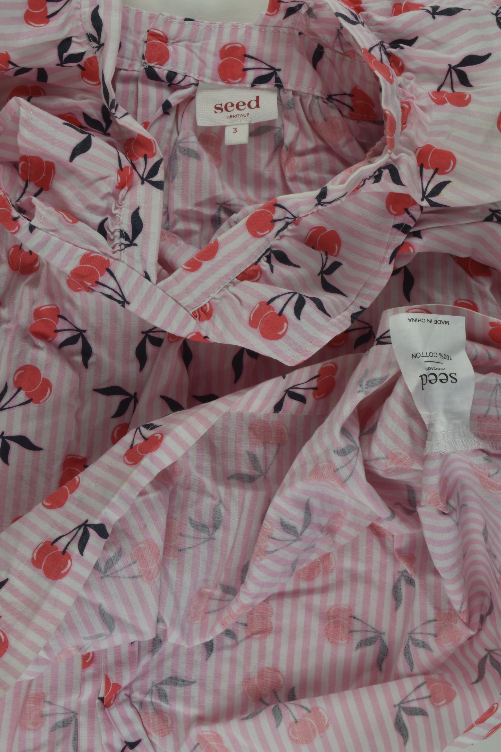 Seed Heritage Size 3 Cherries Dress