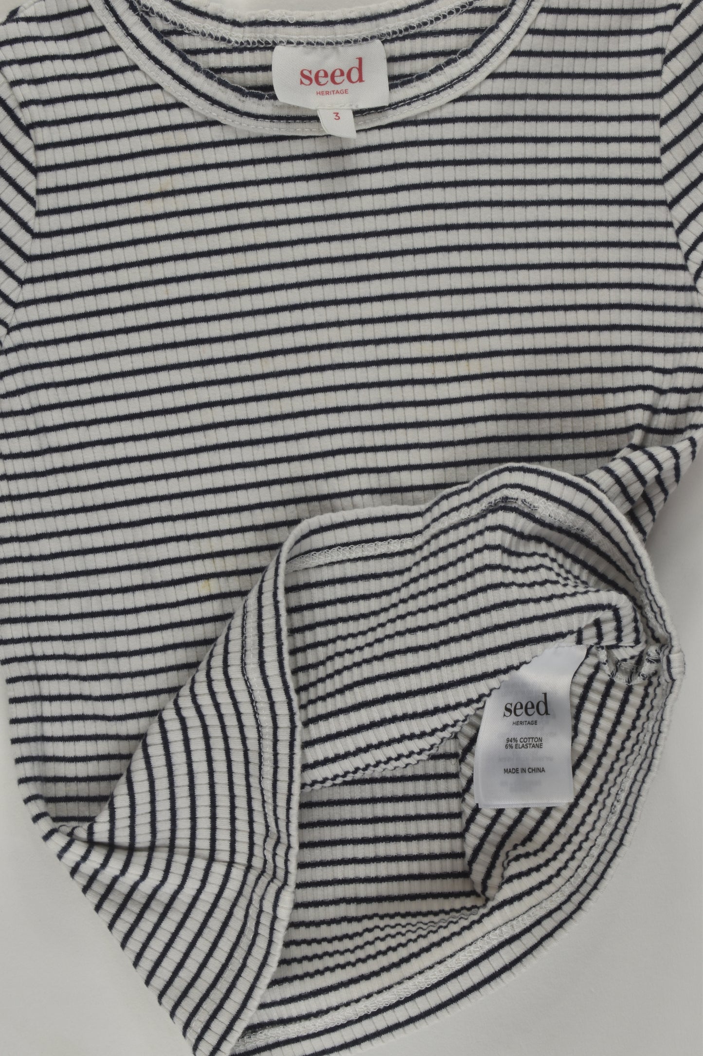 Seed Heritage Size 3 Ribbed T-shirt