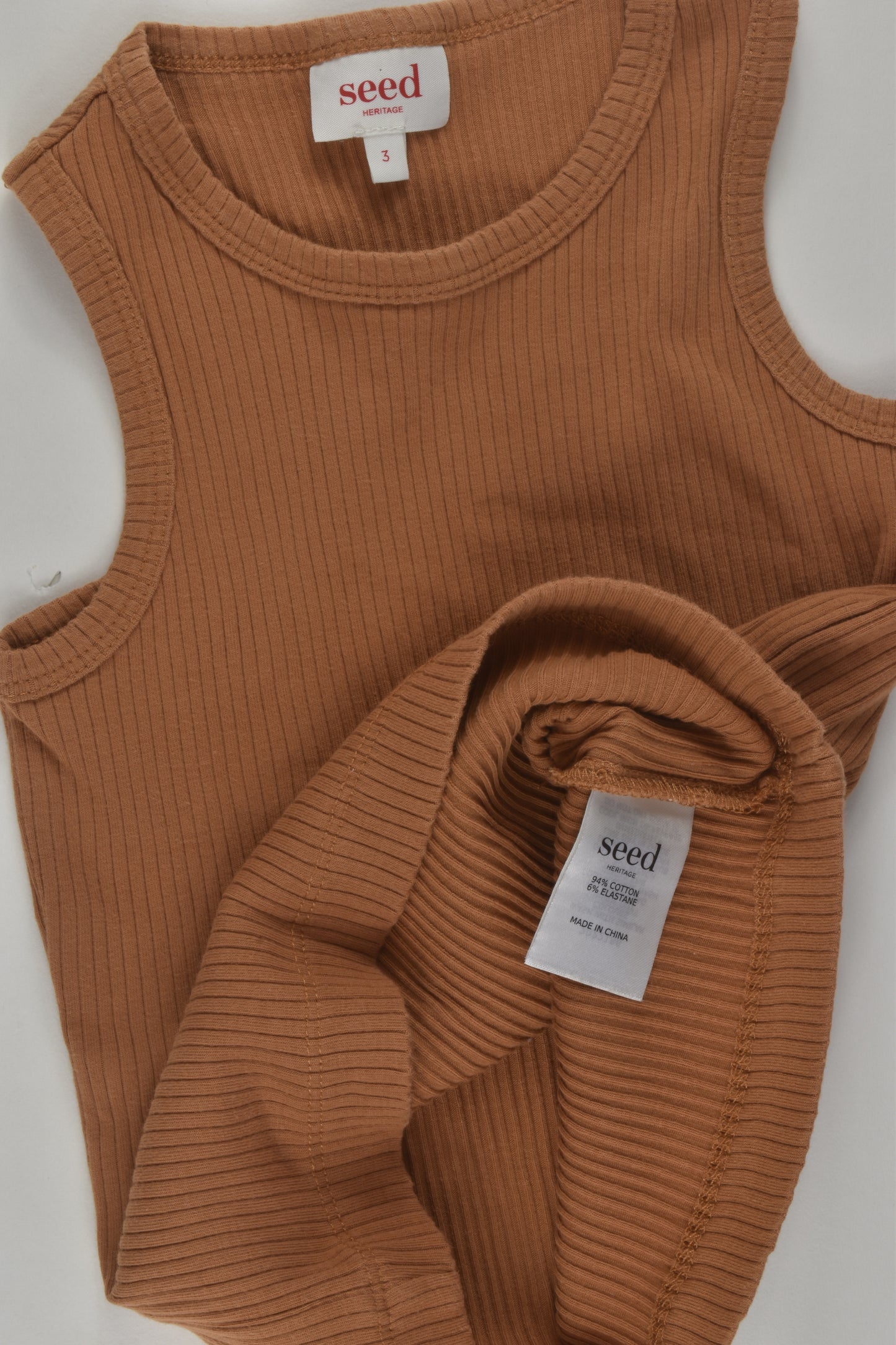 Seed Heritage Size 3 Ribbed Top