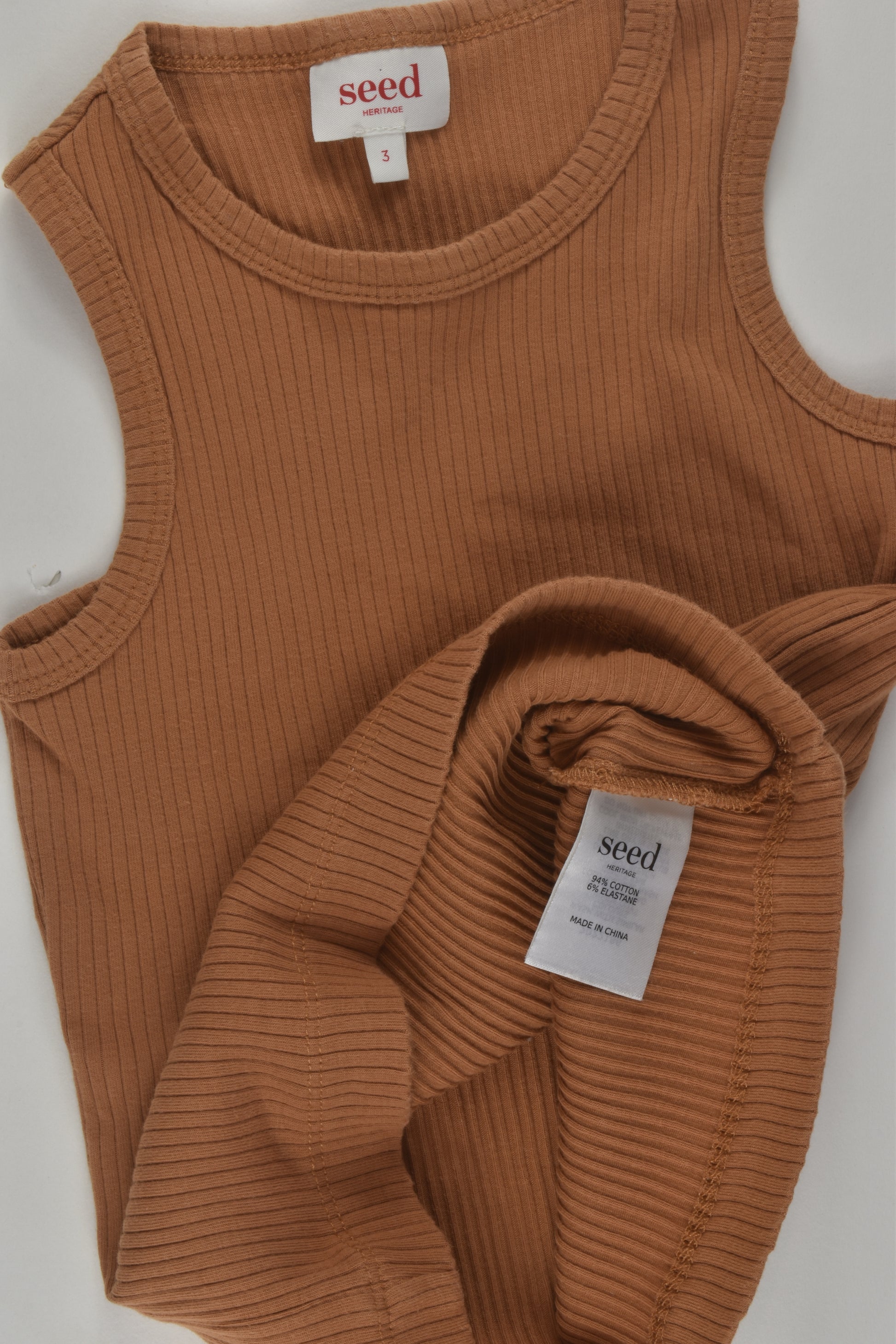 Seed Heritage Size 3 Ribbed Top