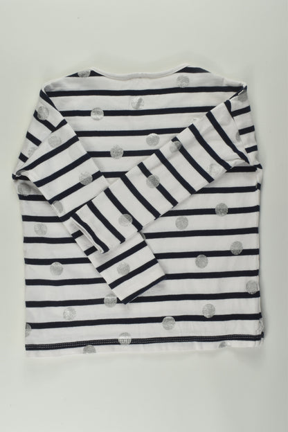 Seed Heritage Size 4 Dots and Stripes Top