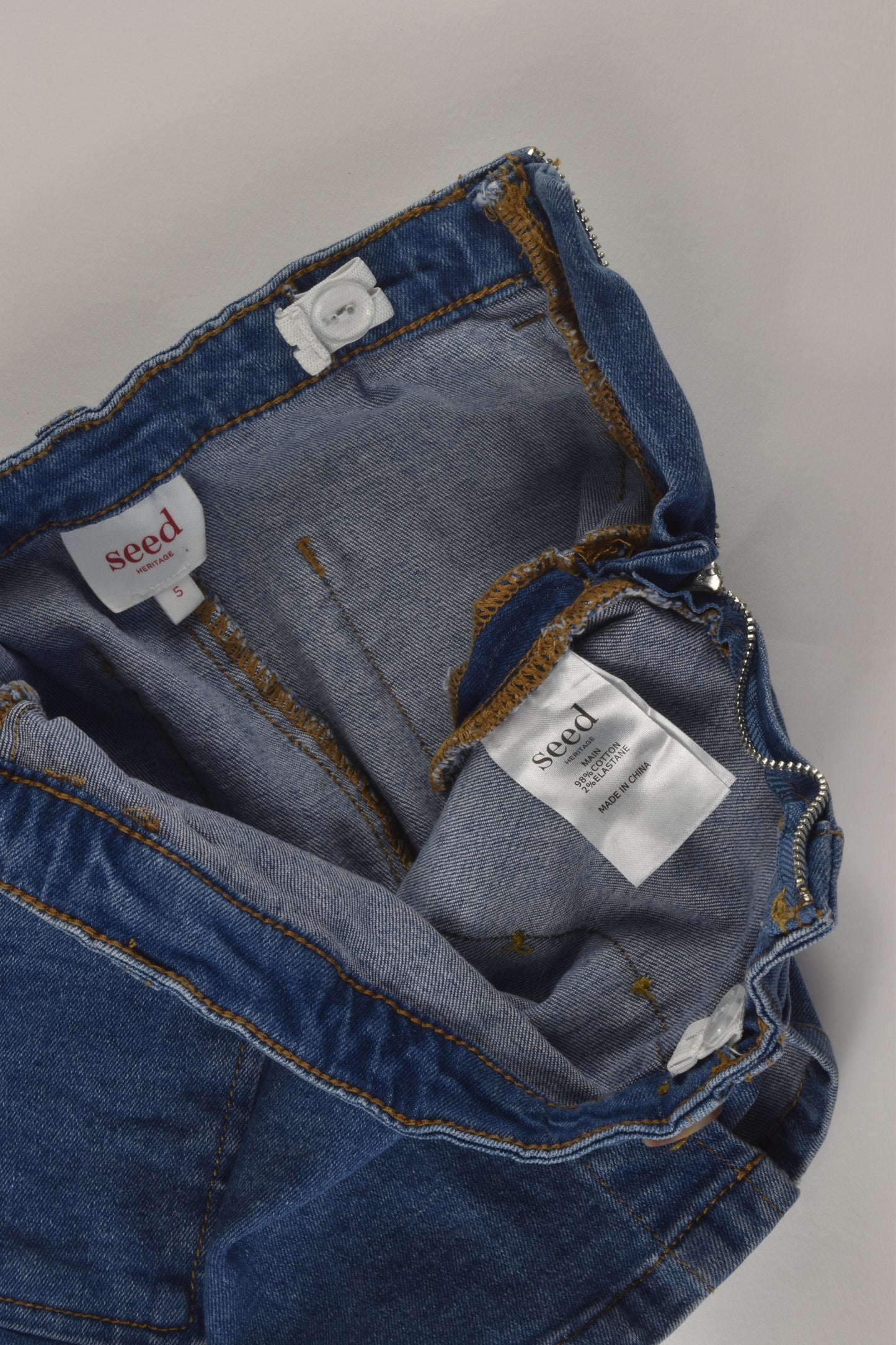 Seed Heritage Size 5 Denim Skirt