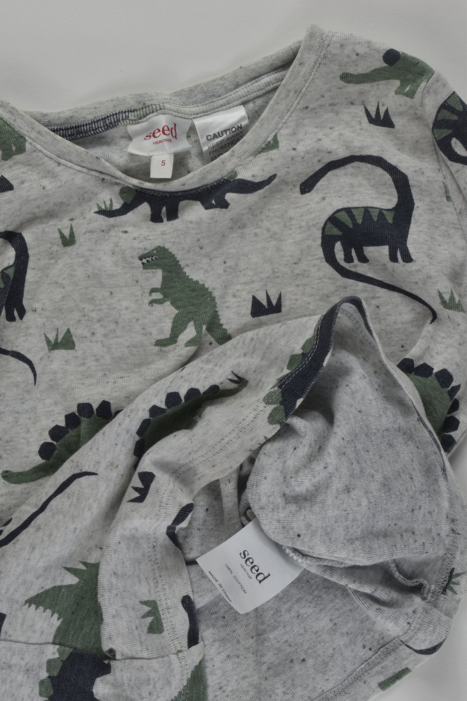 Seed Heritage Size 5 Dinosaur Top