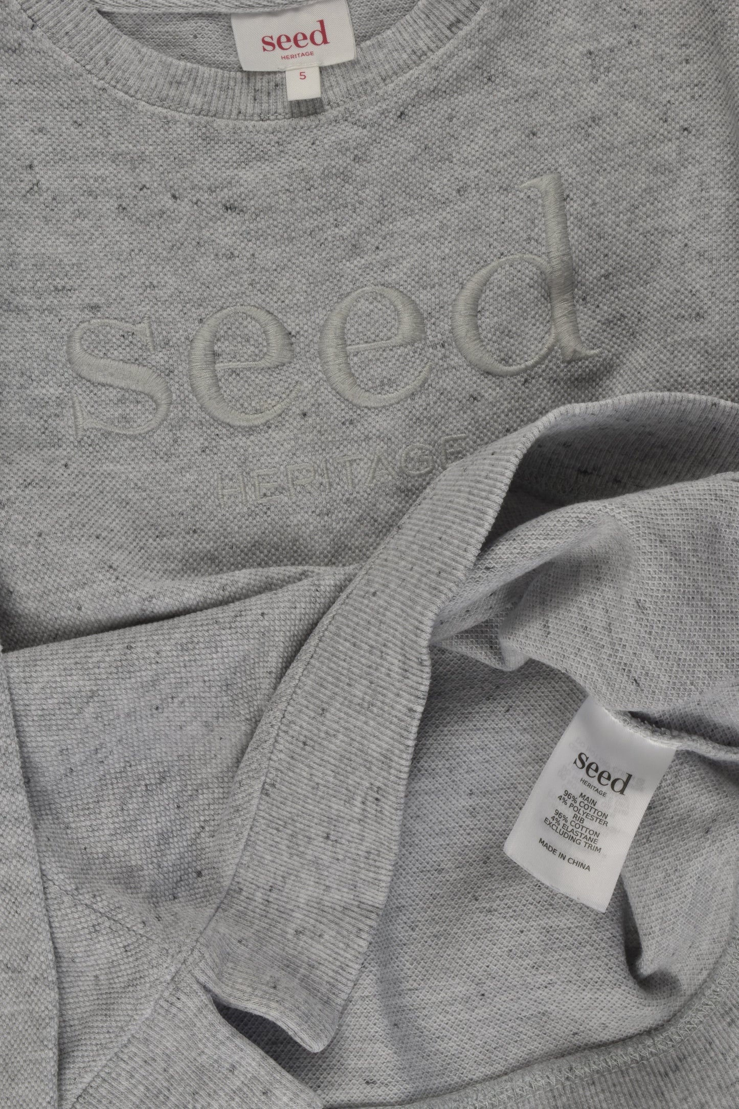 Seed Heritage Size 5 Logo Sweater