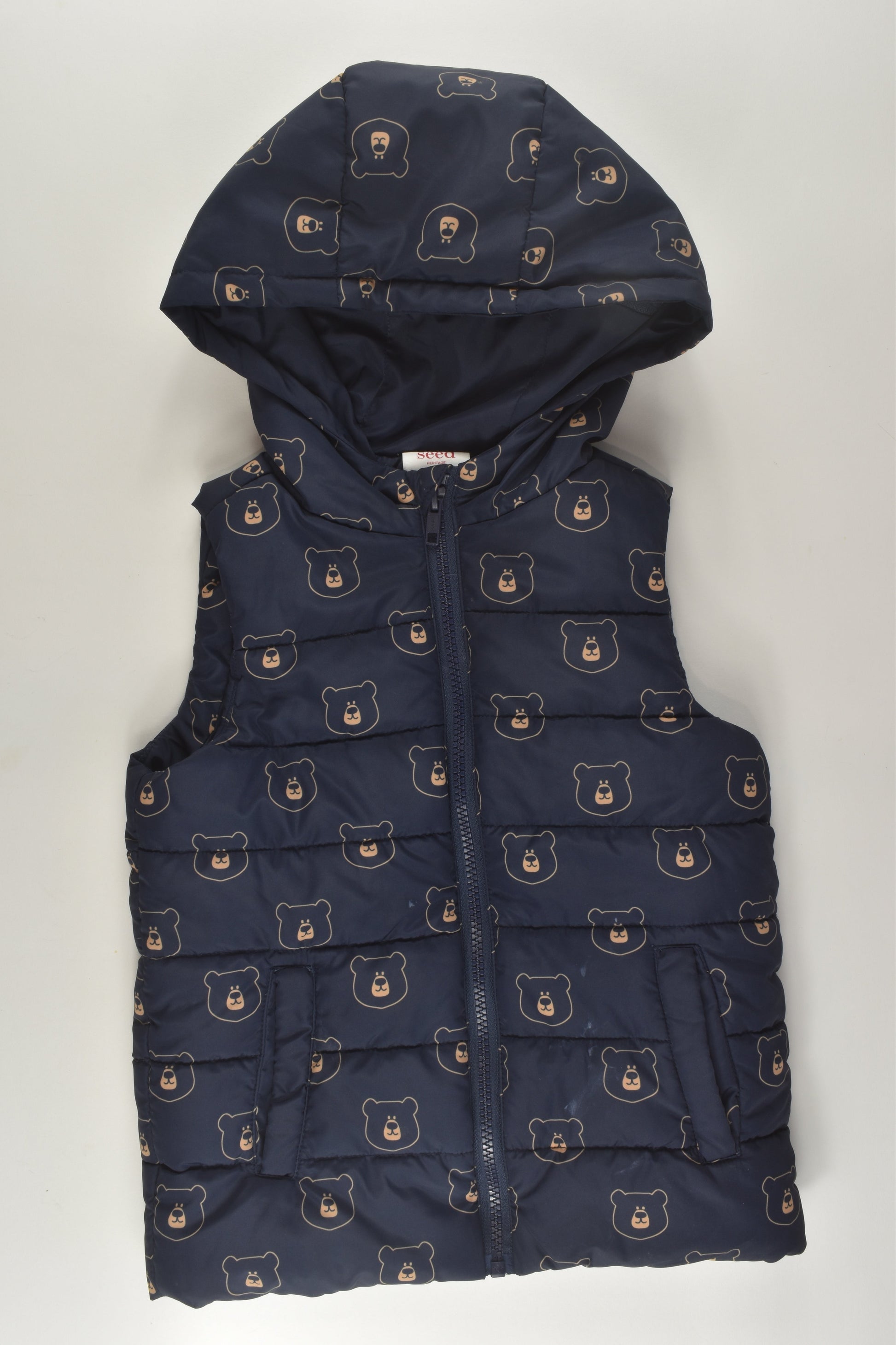 Seed Heritage Size 6 Bear Puffer Vest