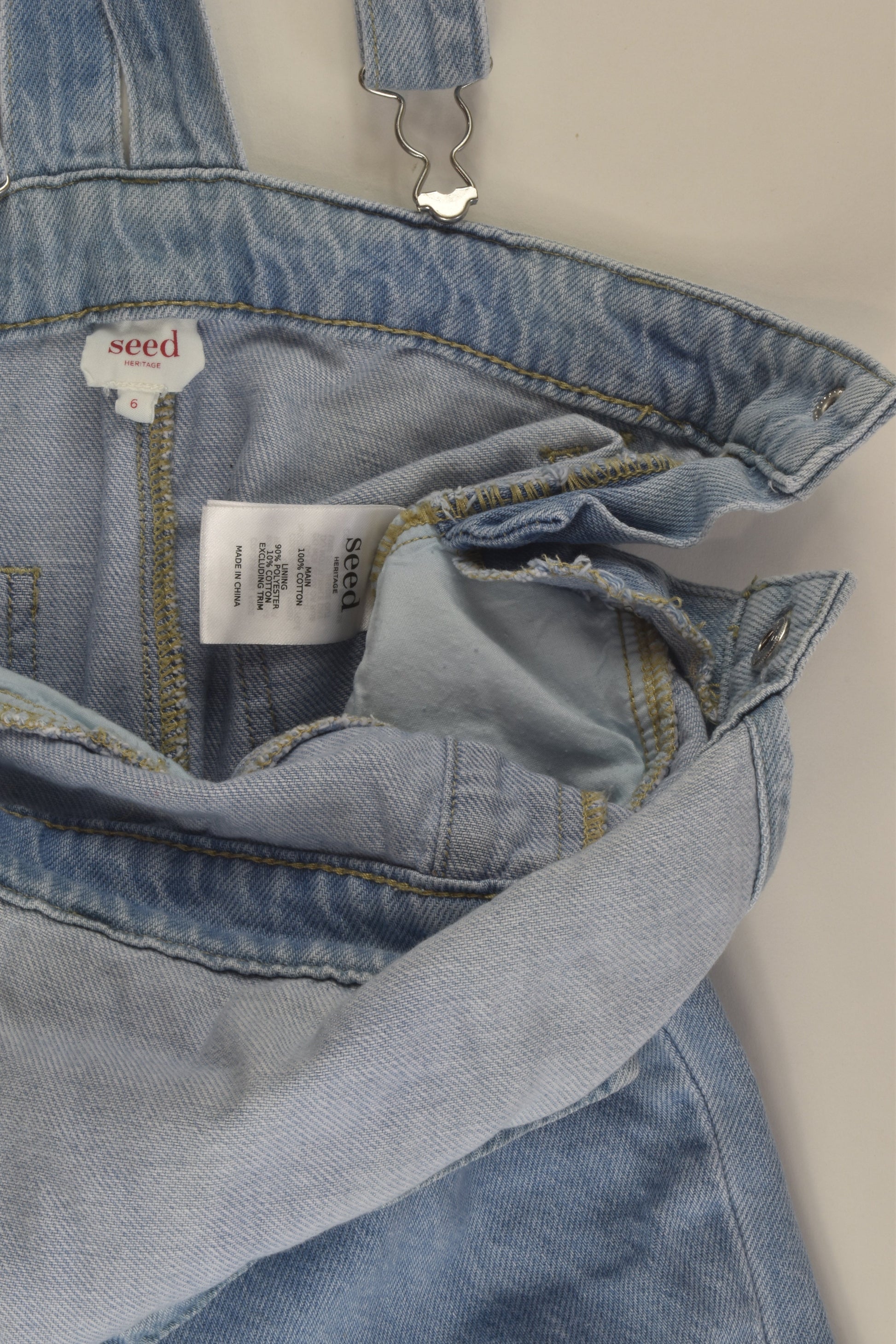 Seed Heritage Size 6 Denim Overalls