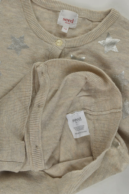 Seed Heritage Size 7-8 Star Cardigan