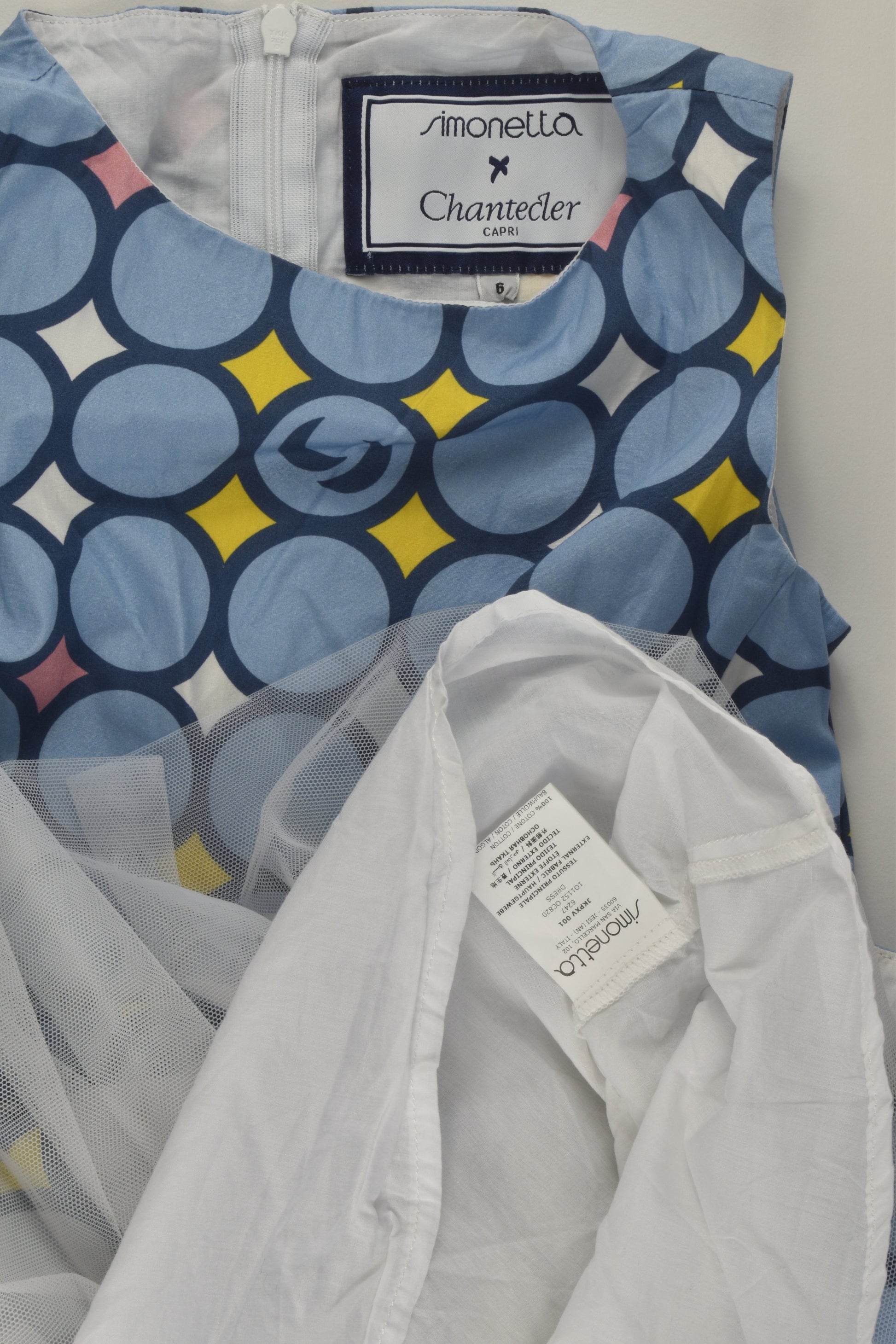 Simonetta x Chantecler (Capri) Size 6 Dress