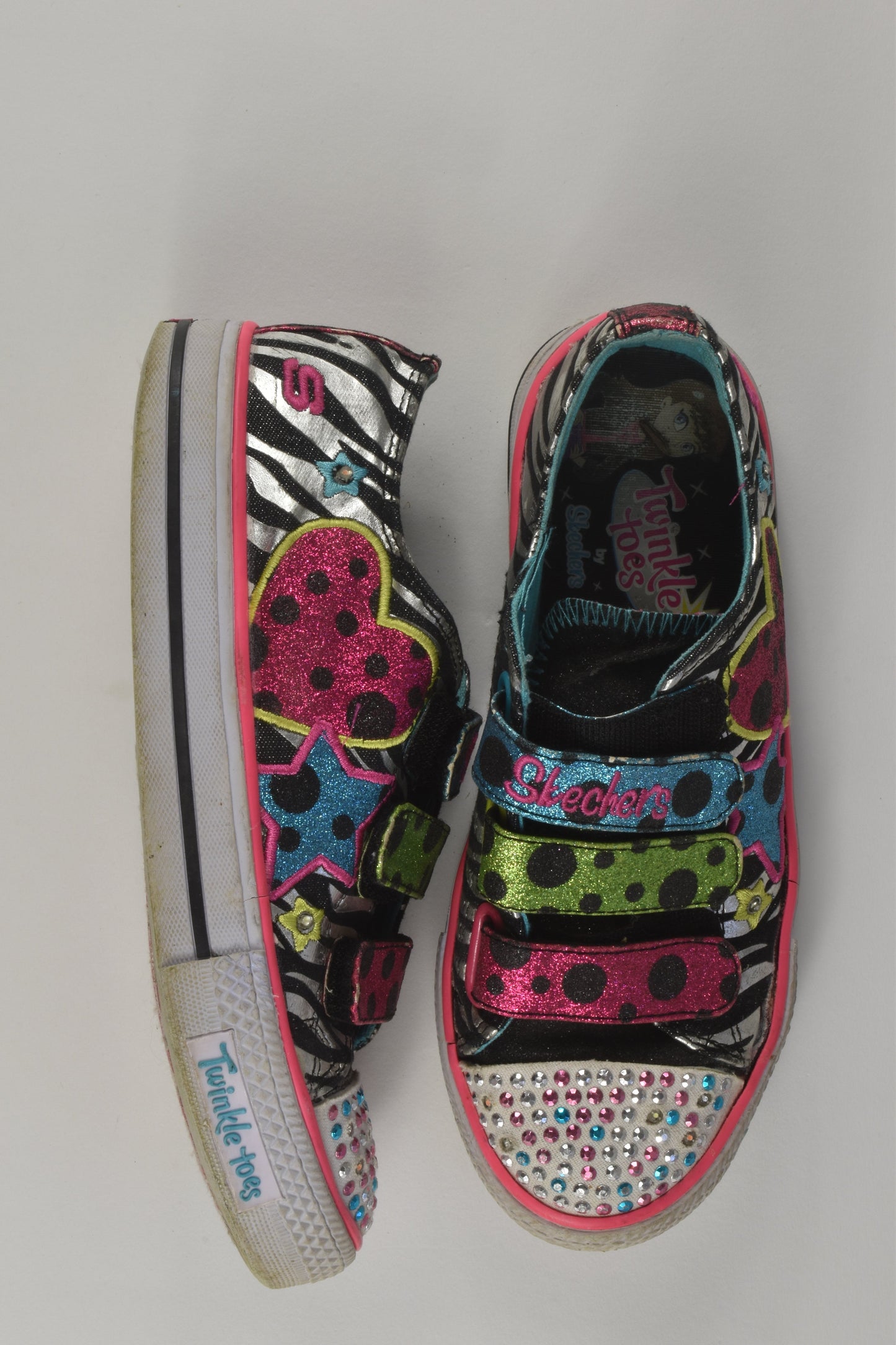 Skechers Twinkle Toes Size US 4 Light-Up Shoes