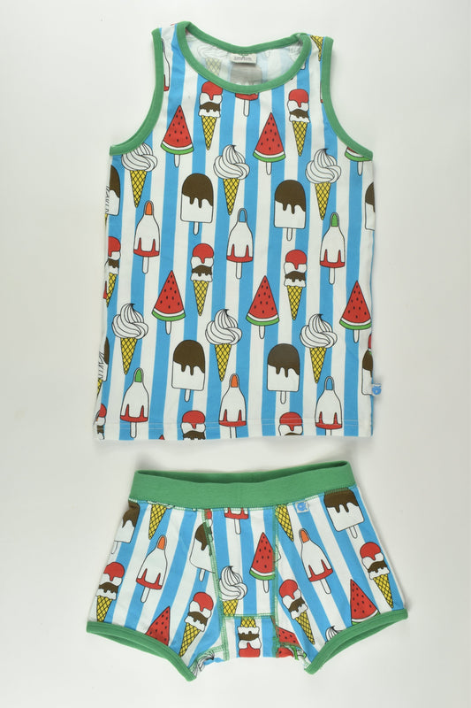 Småfolk Size 7-8 Ice Cream and Watermelon Outfit