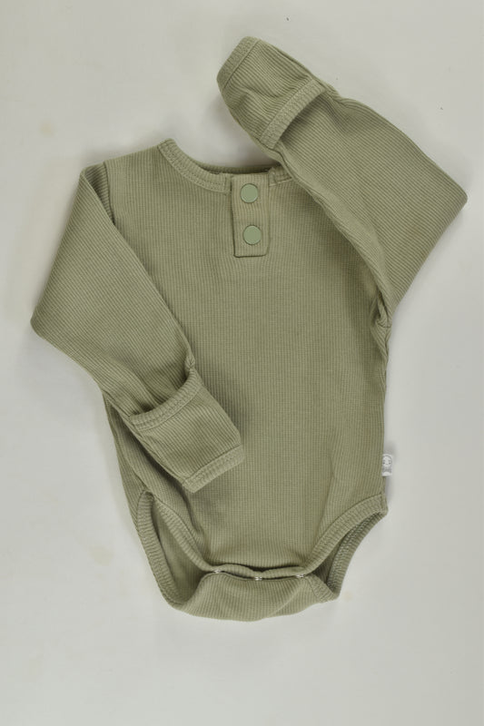 Snuggle Hunny Size 0000 Orgsnic Bodysuit