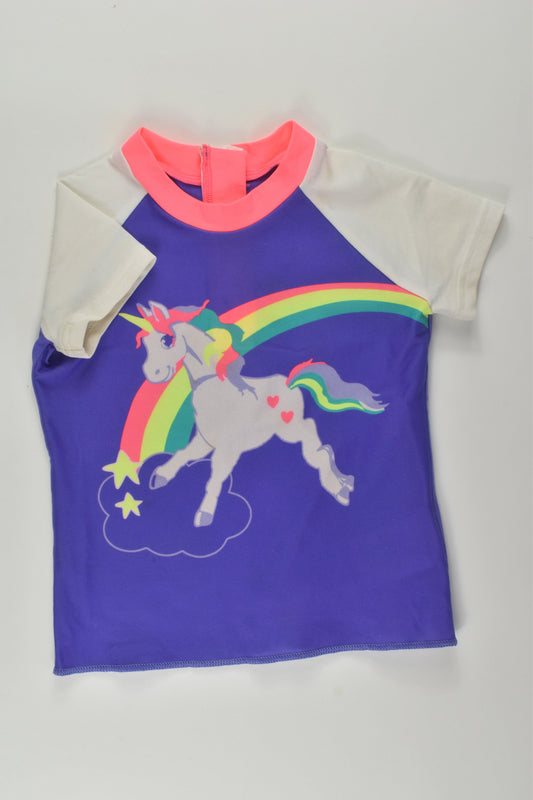 Speedo Size 1 Unicorn Rashie Top