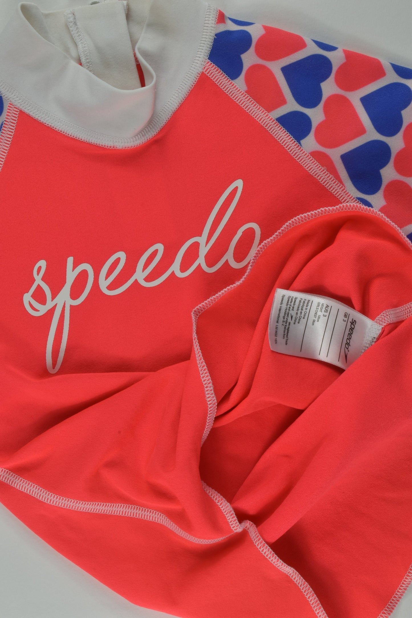 Speedo Size 3 Rashie Top