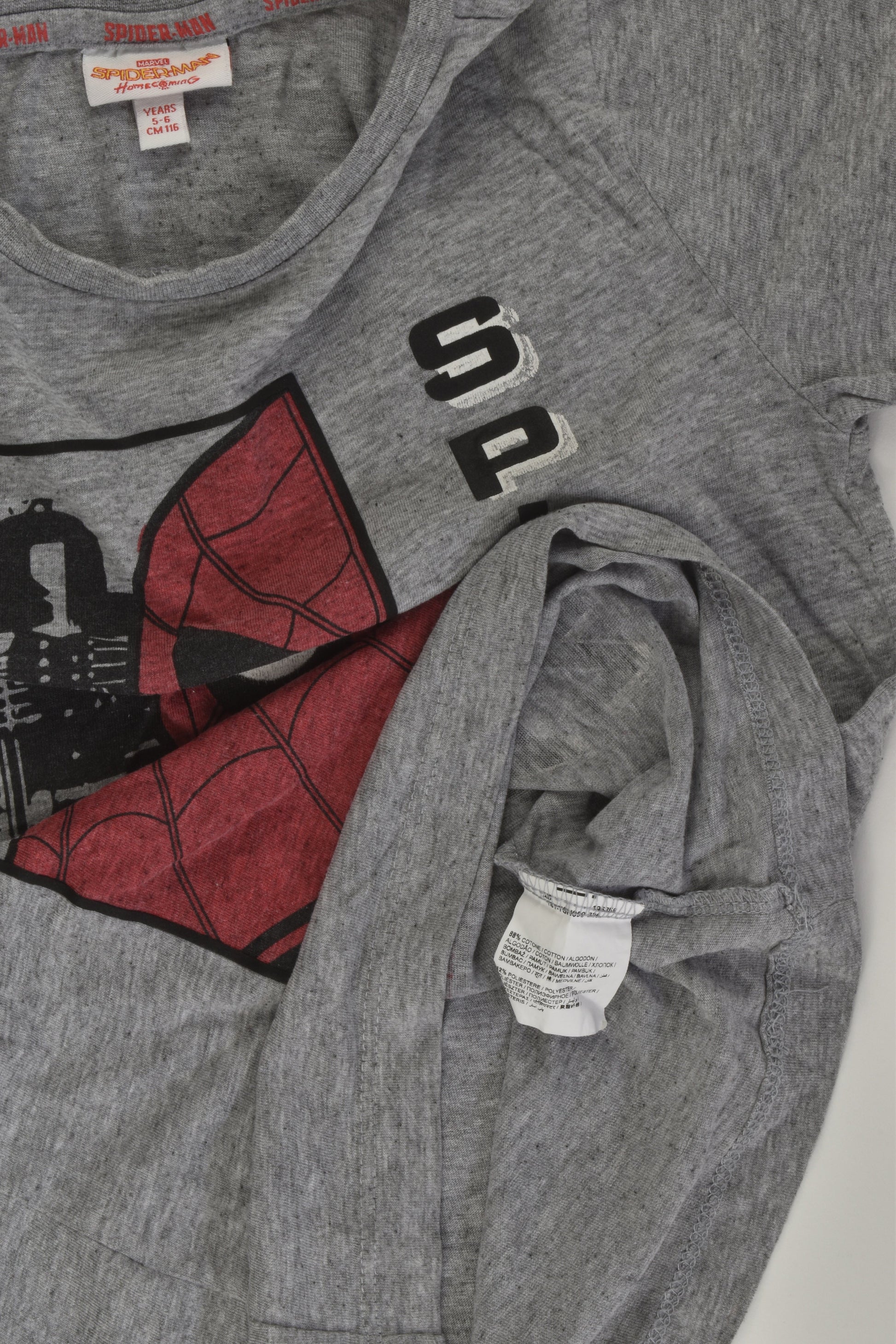 Spiderman Size 5-6 T-shirt