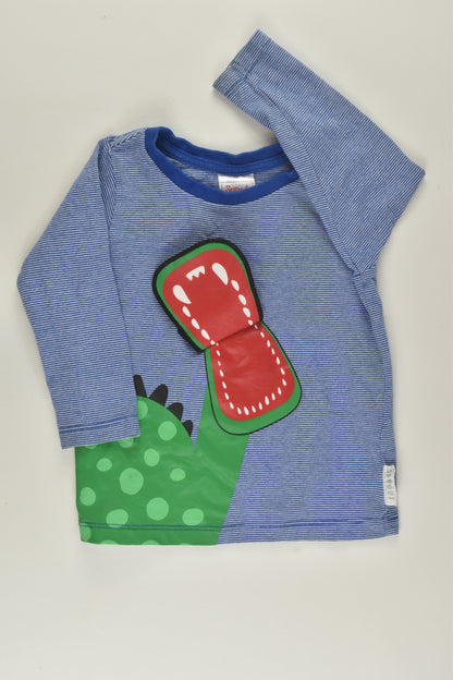 Sprout Size 0 Dinosaur Flap Top